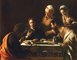 Caravaggion "Supper at Emmaus"  1606